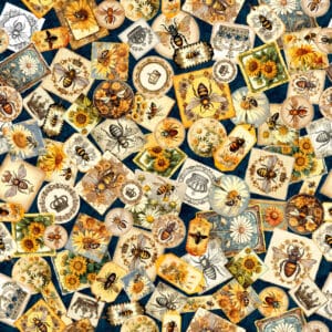 108" Quilting Treasures Queen Bee