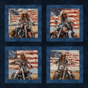 45" MDG Biker Babes Panel