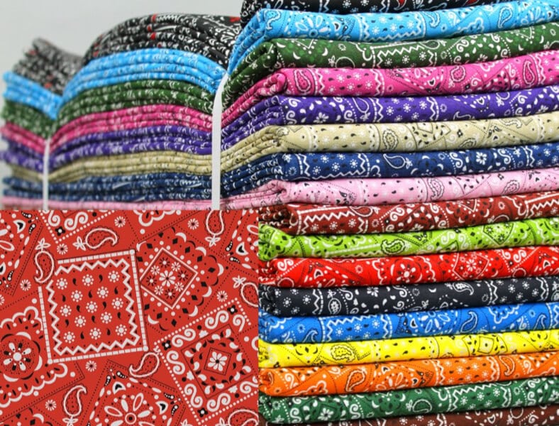 Quilting fabric in various colors