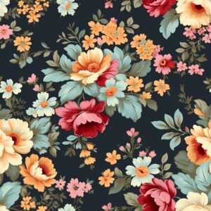 45" MDG Vintage Florals #102