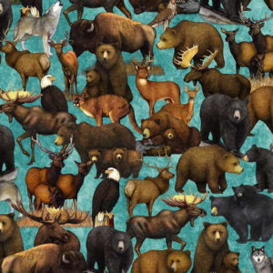 45" Quilting Treasures Untamed