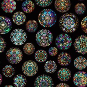 45" Quilting Treasures Radiant Reflections