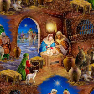 45" Quilting Treasures A King Is Born