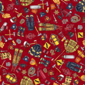 45" Quilting Treasures American Heroes Police