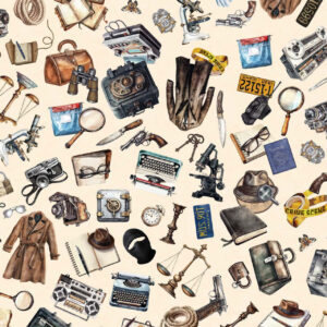 45" Quilting Treasures True Detective