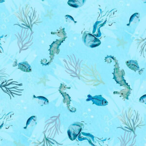 45" Wilmington Prints Underwater Wonders