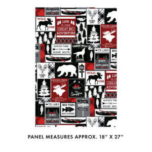 45" Benartex Great Outdoors 24" Panel