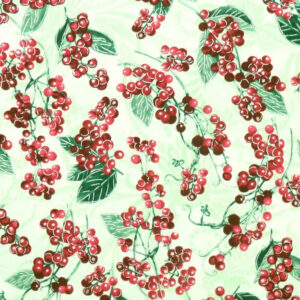 45" Benartex Winterberry Floral