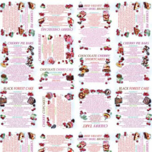 45" Benartex Cherry Hill Recipes