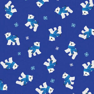 45" Benartex Artic Friends Polar Bear Club