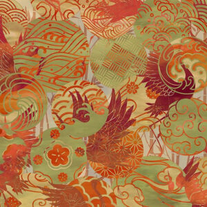 45" In The Beginning Fabrics Oriental Gardens