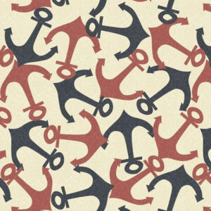 45" Marcus Brothers Fabrics Regatta Anchors
