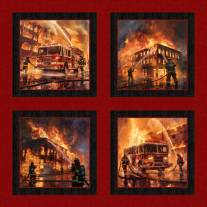 45" MDG Firefighter Inferno Panel