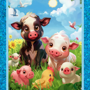 45" MDG Happy Farm Panel