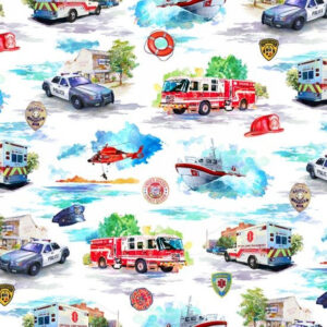 45" Hoffman Fabrics First Responders