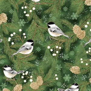 45" Hoffman Winter's Eve Metallic