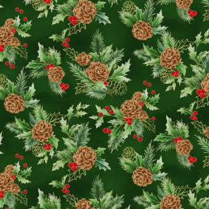 45" Hoffman Christmas Splendor Metallic