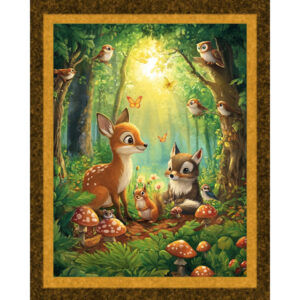 45" MDG Woodsy Buddies Panel