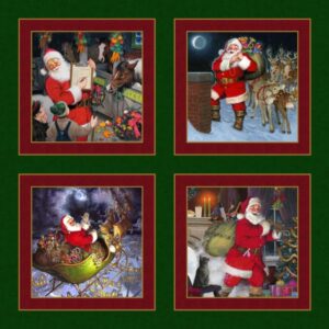 45" MDG Santa's Journey Pillow Panel