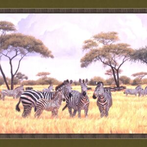 45" MDG Extended Family Zebra Panel