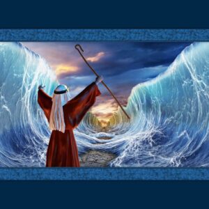 45" MDG Moses Parts The Sea Panel