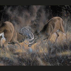 45" MDG Fierce Rivals Deer Panel