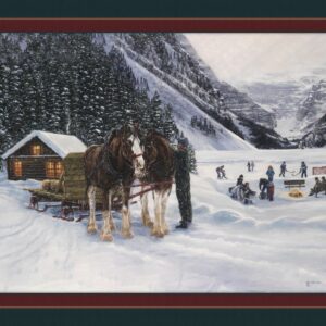 45" MDG Magic At The Lake Louise Horse Panel