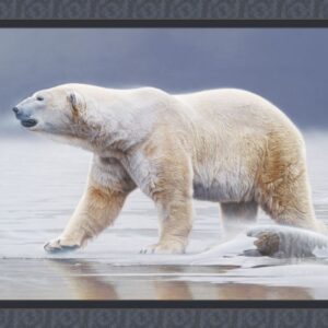 45" MDG Arctic Icon Polar Bear Panel