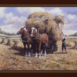 45" MDG Making Hay Horse Panel