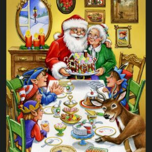 45" MDG Santa's Table Panel