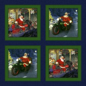 45" MDG Cruising With Santa Pillow Panel