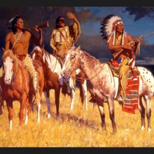 45" MDG Storm Over The Plains Indian Panel