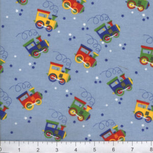 45" Flannel Choo Choo Train Small