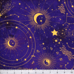 45" Flannel Zodiac Constellations