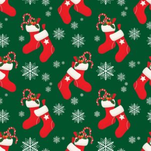 45" Christmas Stockings - Green
