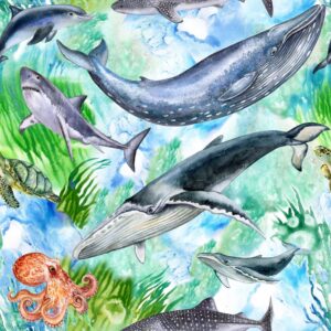 45" Under The Sea Allover