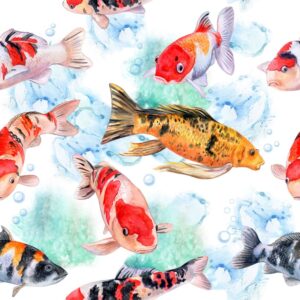 45" Koi Fish Allover