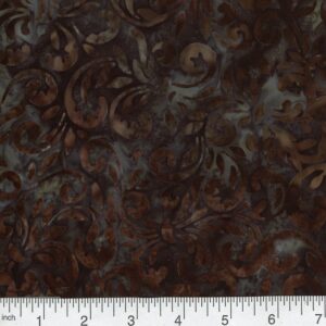 45" Premium Hand Stamped Batiks Flourish