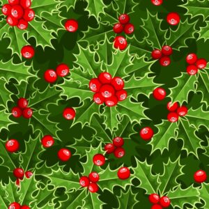 45" Holly - Green
