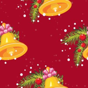 45" Chimers Allover - Red