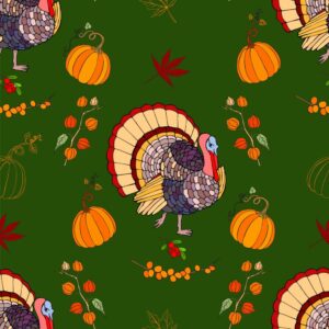 45" Gobble, Gobble - Green