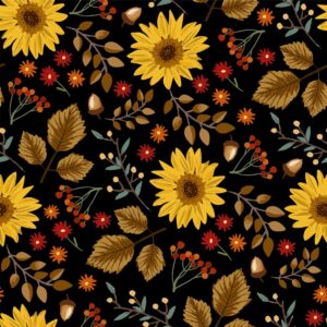 45" Fall's Splendor - Black