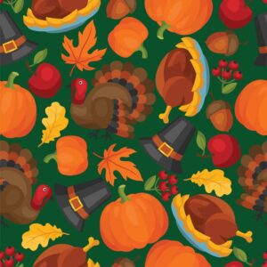 45" Pilgrims Feast - Green