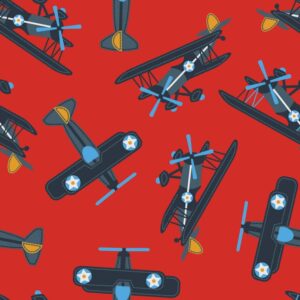 45" Fighter Planes Allover