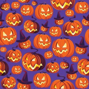 45" Pumpkin Light Allover - Purple
