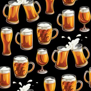 45" Cheers Beer Mugs Allover
