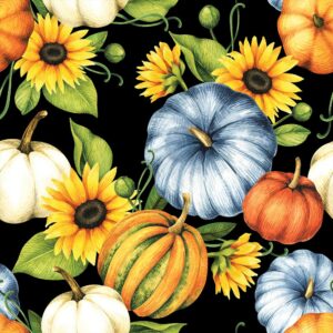 45" Sunflower Harvest - Black