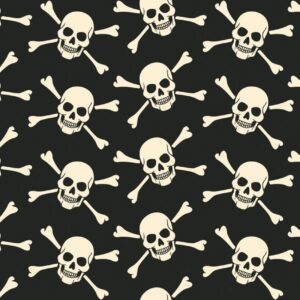 45" Cross Bones Allover