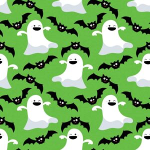 45" Ghostly Allover - Green