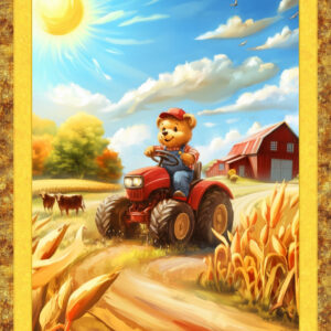 45" Tractor Teddy Panel
